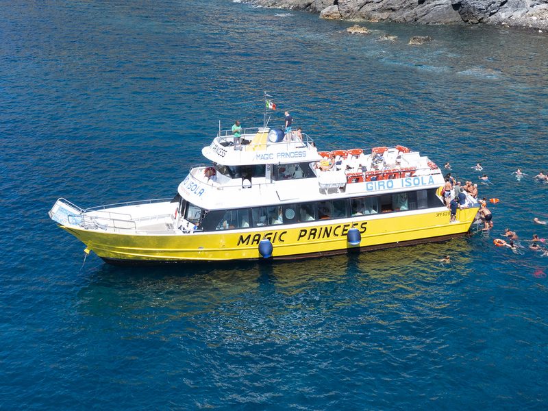 Le tour de l'île en bateau